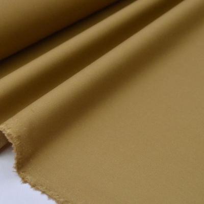 Gabardine enduite etanche camel oekotex 1