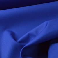 Tissu gabardine enduite etanche polyester coton bleu royal oekotex 1