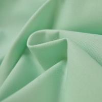 Tissu gabardine serge polyester coton coloris menthe serge oeko tex 1